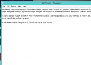 Cara Menambahkan Fungsi Copy Dari Setiap Isi File Teks Dari Menu Send To