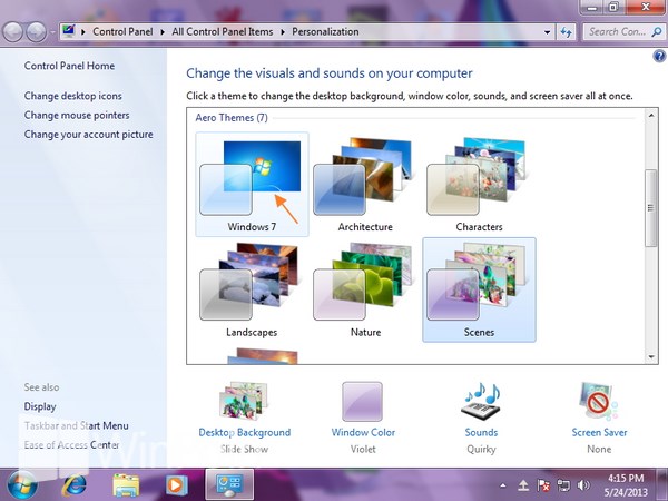 Cara Mengganti Theme Windows 7