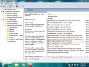 Cara Menghilangkan Recycle Bin di Windows