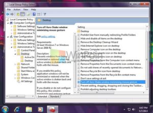 Cara Mematikan dan Menghidupkan Aero Shake di Windows 7