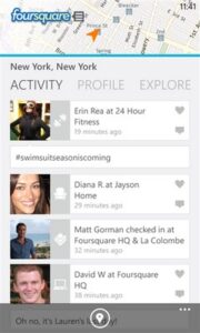 Download Aplikasi Foursquare Terbaru Untuk Windows Phone