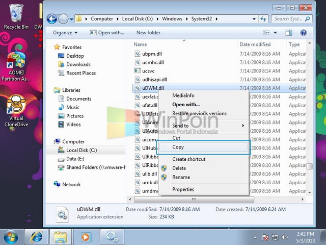 Cara Mengaktifkan Full Transparansi di Windows 7