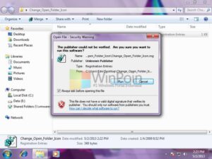 Cara Mengganti Icon Folder Aktif di Windows 7