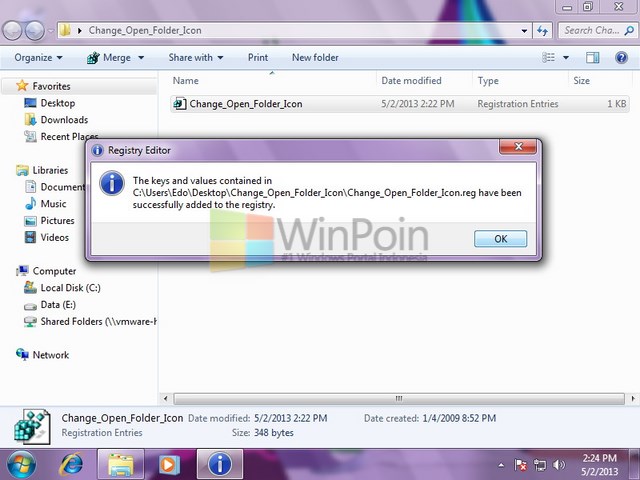 Cara Mengganti Icon Folder Aktif di Windows 7