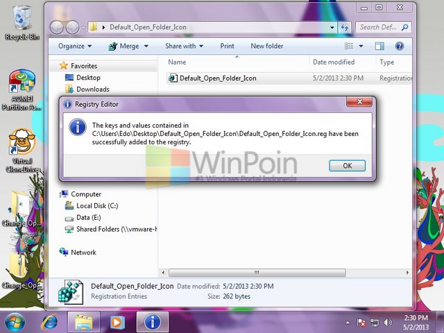 Cara Mengganti Icon Folder Aktif di Windows 7