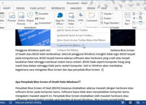 Cara Menggunakan atau Memasukan Simbol di Word 2013