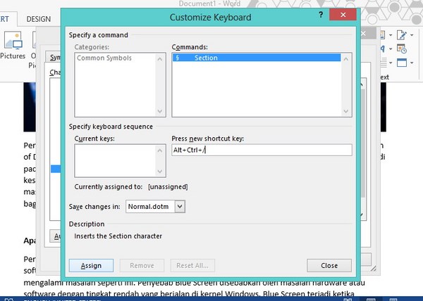 Cara Menggunakan atau Memasukan Simbol di Word 2013