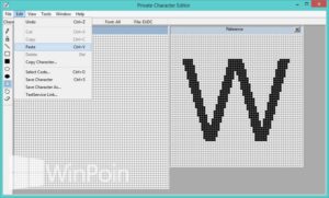 Cara Membuat Font Sendiri Menggunakan Private Character Editor