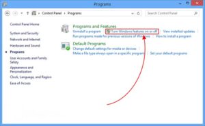 Cara Install .NET Framework 3.5 di Windows 8 melalui Control Panel