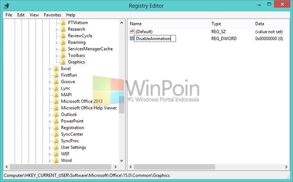 Cara Mematikan Fitur Animasi Mengetik di Office 2013