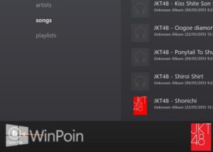 Cara Memainkan Musik di Aplikasi Music Window 8