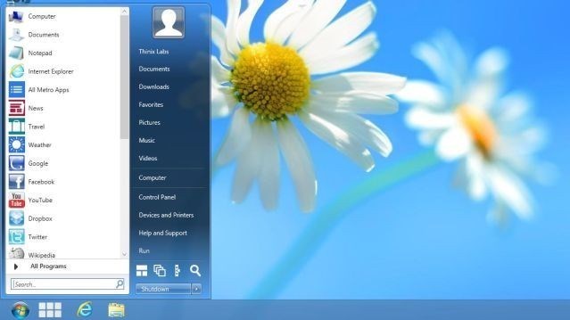 Menambahkan Start Menu Khas Windows 7 di Windows 8 dengan RetroUI Free