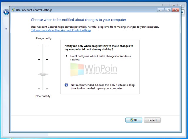 Cara Mengambil Screenshot dari Windows UAC