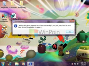 Cara Menambah Waktu Delay Aero Peek Mouse Desktop