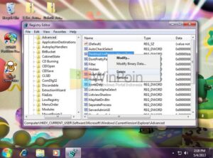 Cara Menambah Waktu Delay Aero Peek Mouse Desktop
