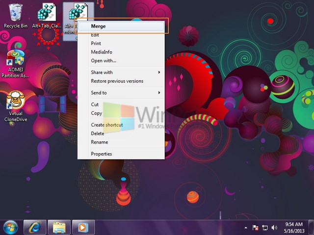Cara Mengubah Tampilan Icon atau Thumbnail Saat ALT+TAB di Windows 7