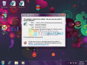 Cara Mengaktifkan dan Mematikan Animasi Minimize dan Maximize Window di Windows 7