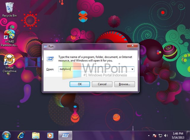 Cara Membuka Local User and Groups di Windows 7