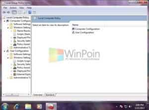 Cara Membuka Local Security Policy Windows 7