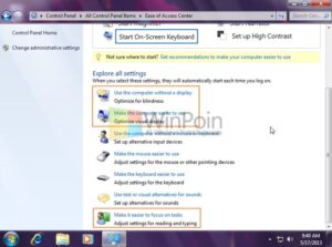 Cara Untuk Mematikan Semua Animasi yang Tidak Diperlukan di Windows 7