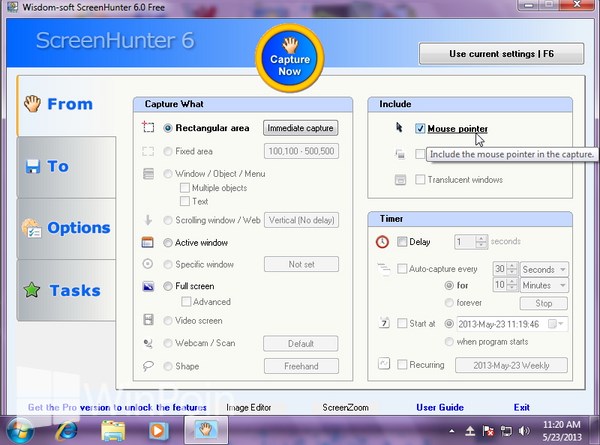 Cara Mengambil Screenshot Dengan Kursor Mouse Menggunakan 6 Software Screehshot