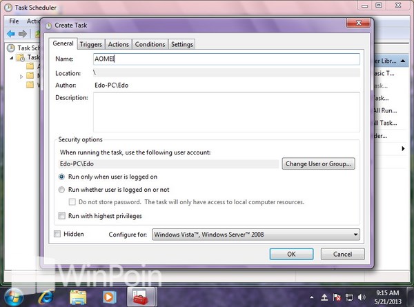 Cara Membuka Aplikasi Tanpa Pemberitahuan UAC di Windows 7