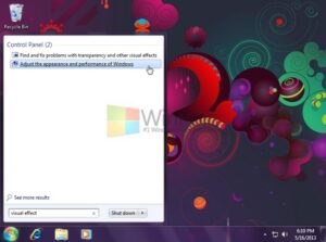 Cara Mengaktifkan dan Mematikan Animasi pada Taskbar dan Start Menu di Windows 7