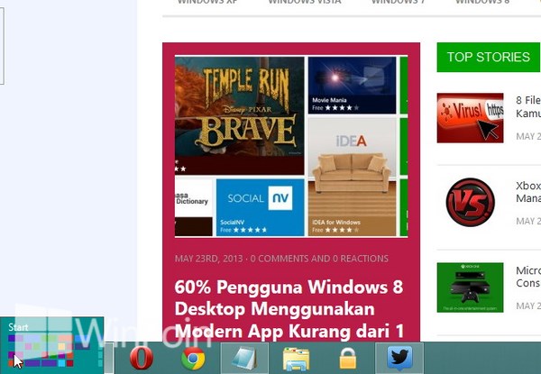 Baru Saja Menginstall Windows 8? Berikut ini Tips Buat Kamu Pengguna Baru Windows 8