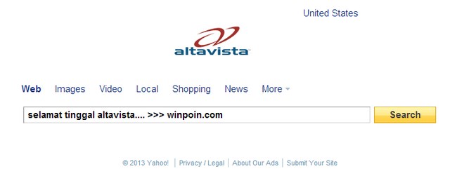 Yahoo Menutup AltaVista dan 11 Layanan Lainnya!