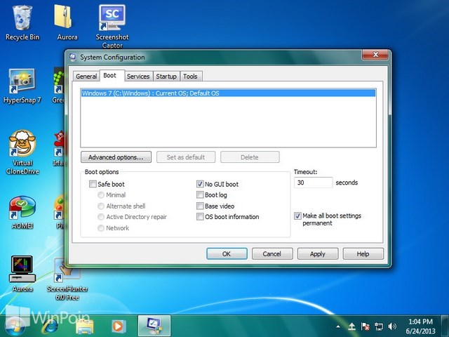 Cara Mematikan Boot Screen di Windows 7