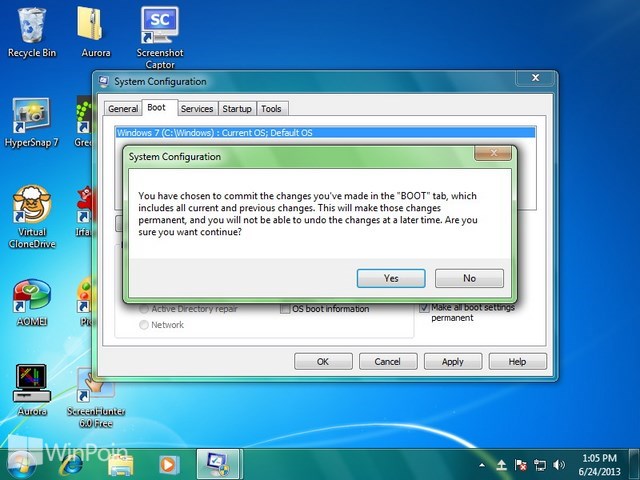 Cara Mematikan Boot Screen di Windows 7