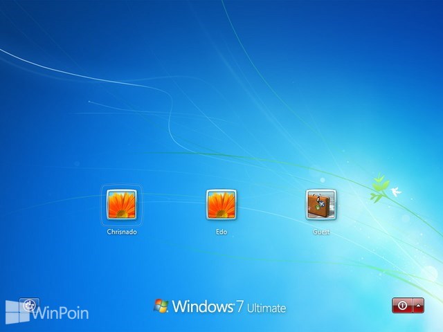 Cara Login Windows Dengan Memilih User Akun Terlebih Dahulu