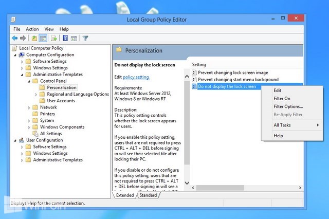 Cara Mematikan Lock Screen di Windows 8