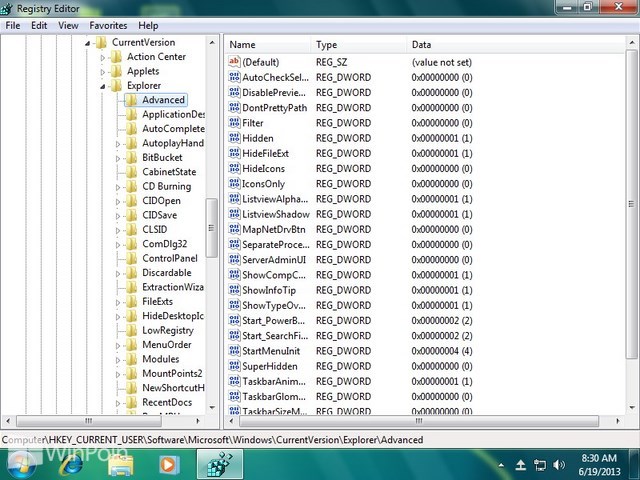 Cara Mengaktfikan dan Mematikan Taskbar Thumbnail Preview di Windows 7