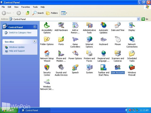 Cara Membuat Password Komputer Windows XP