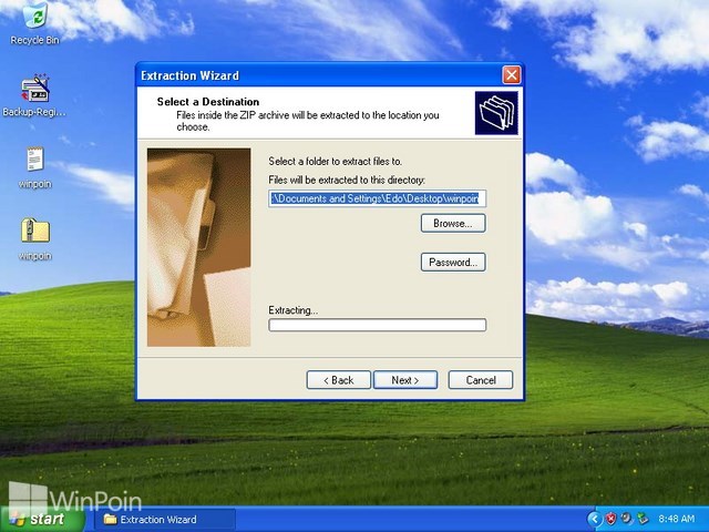 Cara Membuat dan Extract File Zip di Windows XP