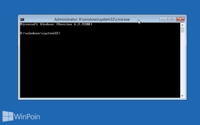 Cara Membuka Command Prompt Saat Booting Windows 8