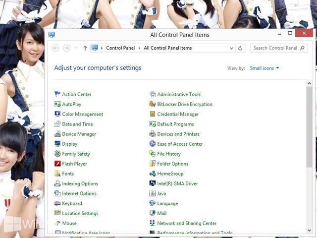 Cara Membuka Control Panel di Windows 8