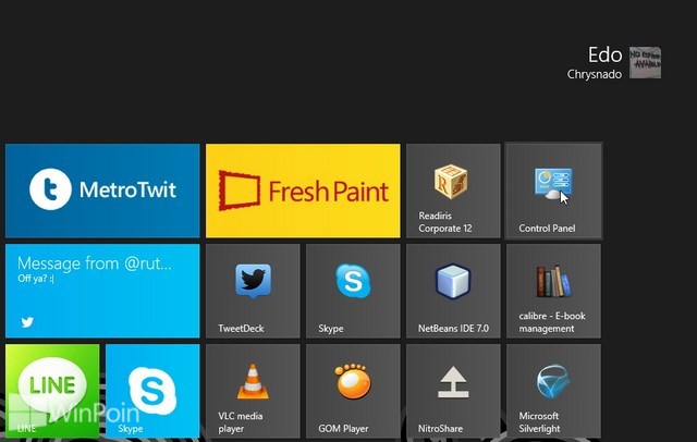 Cara Membuka Control Panel di Windows 8