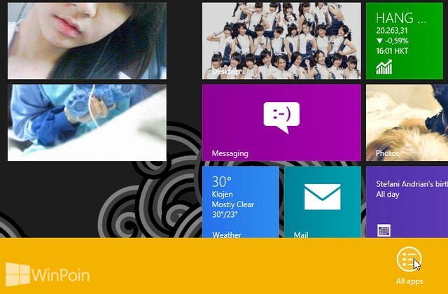 Cara Menambahkan Aplikasi atau Software di Start Screen Windows 8