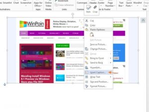Cara Menambahkan Caption di Word 2013