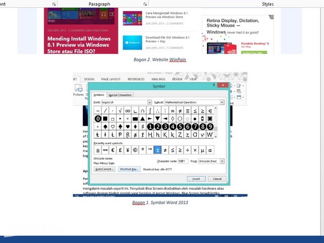 Cara Menambahkan Caption di Word 2013