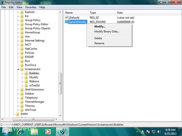 Cara Mengatur Bubbles Screen Saver Windows 7
