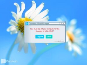 Cara Mengganti Font Windows 8
