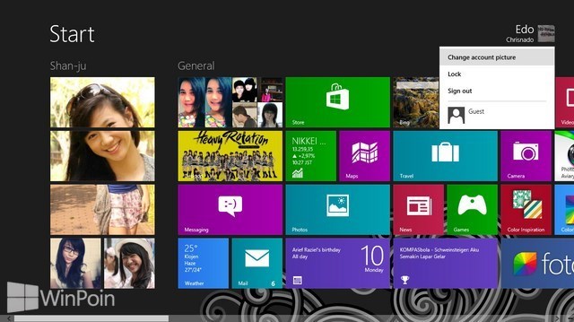 Cara Mengganti Foto Akun di Windows 8