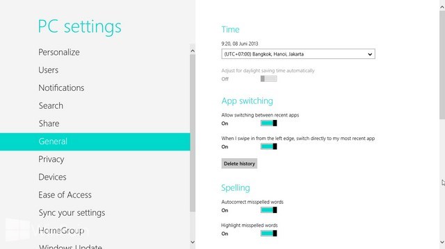 Cara Mengubah Time Zone di Windows 8