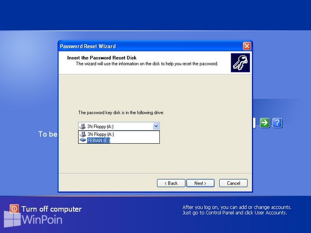 Cara Reset Password Disk di Windows XP