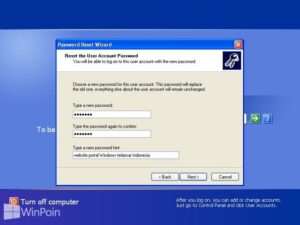 Cara Reset Password Disk di Windows XP