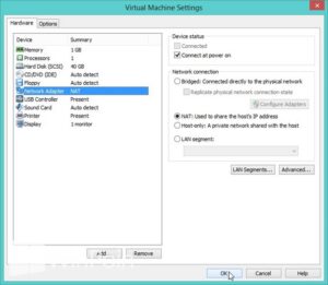 Cara Menghubungkan Koneksi Internet ke Komputer Virtual VMware Player