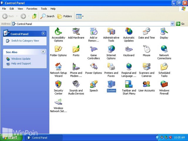 Cara Update Driver di Windows XP